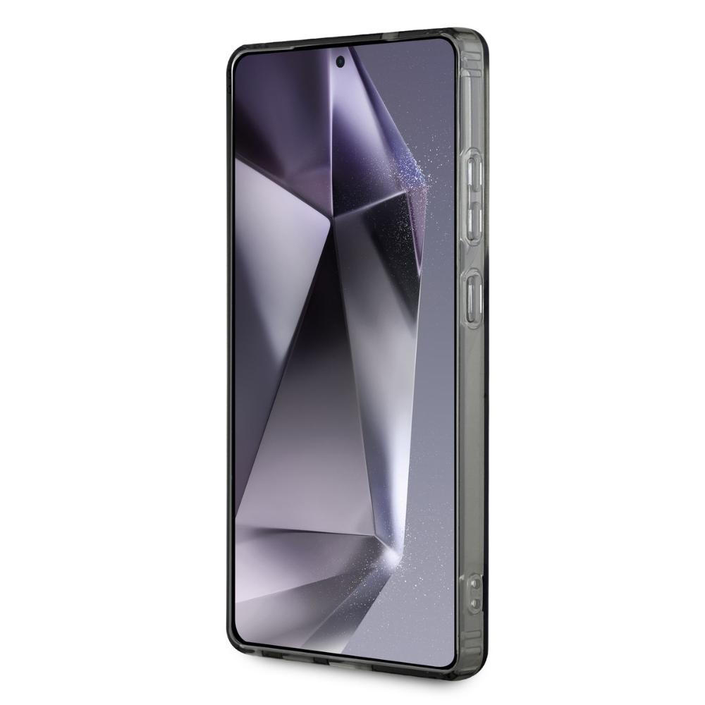 Karl Lagerfeld Button Choupette Head Printed Logo Case for Samsung Galaxy S25 Ultra Black