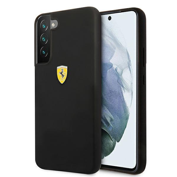 Ferrari Fessihcs22Mbk S22+ S906Czarny/Black Hardcase On Track Silicone