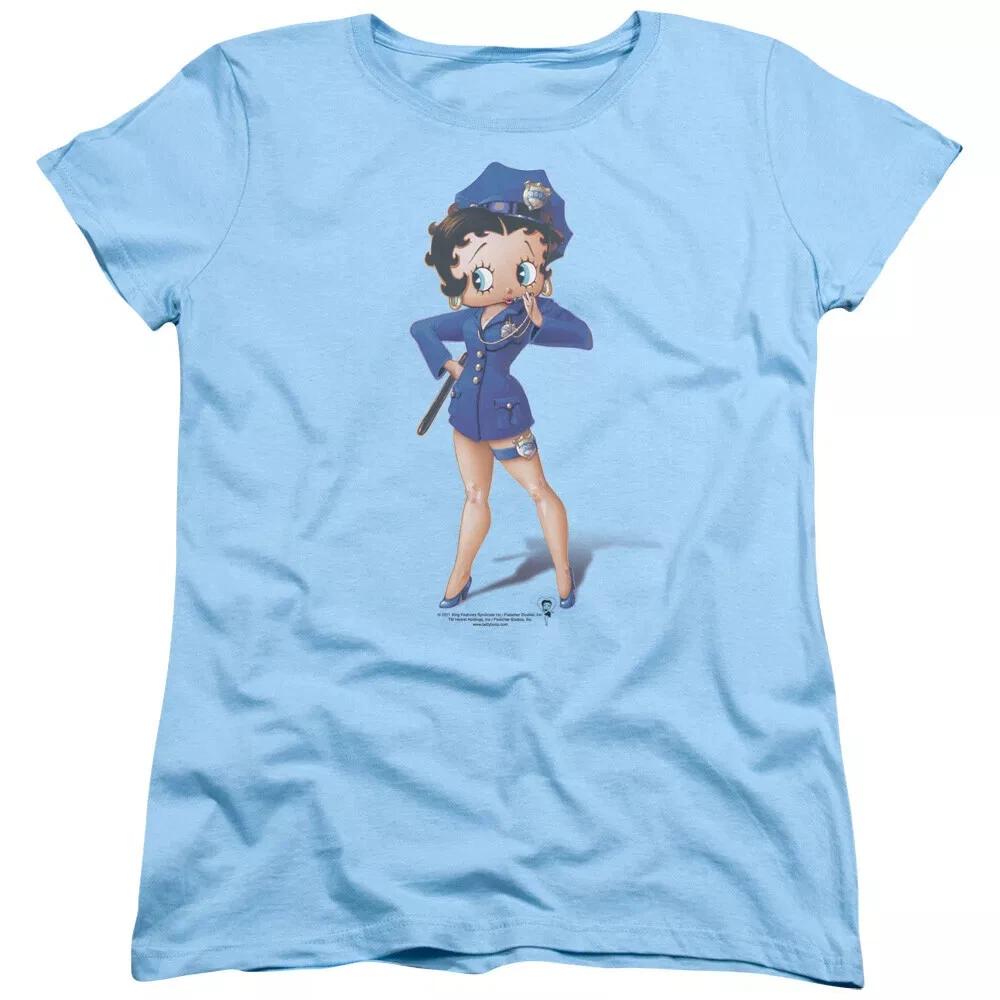Betty Boop  Officer Boop  Women s T-Shirt S