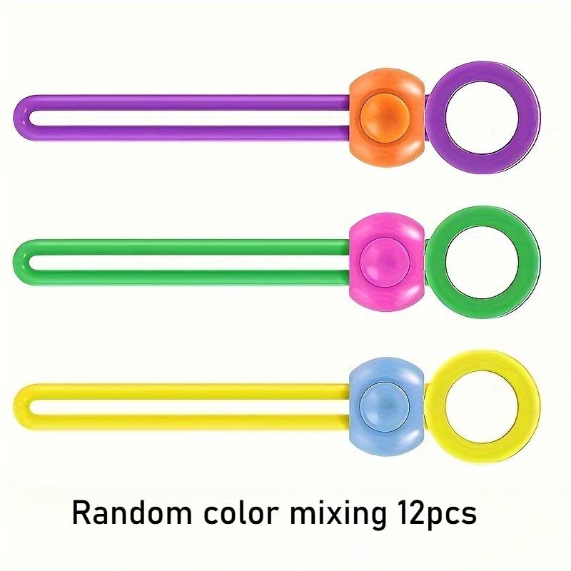 12pcs Multi Purpose Sealer, Multi-purpose Detachable Sealer Machine, Reusable Zip Ties High Elasticity,Food Packaging,Bag Sealer