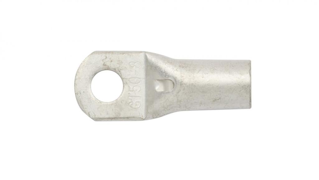 Tubular Eyelet Terminal 50/M8 Tinned Copper Kc50F8