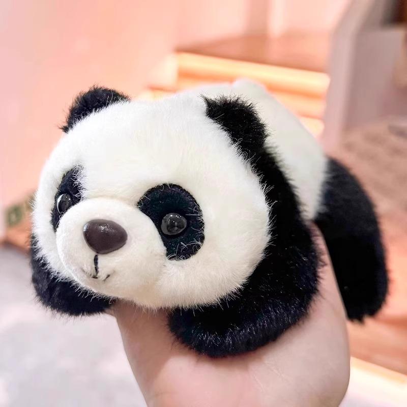 Cute Mini Papa Series Panda Palm Treasure, Cute Little Rabbit Pet Plush Toy Birthday Present