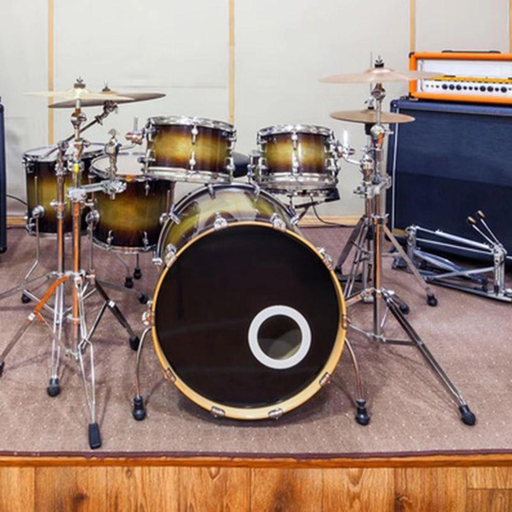 Drum Accessories Drum Skin Protector Professional Anti Slip Pads Bass Drum Port Hole Protector