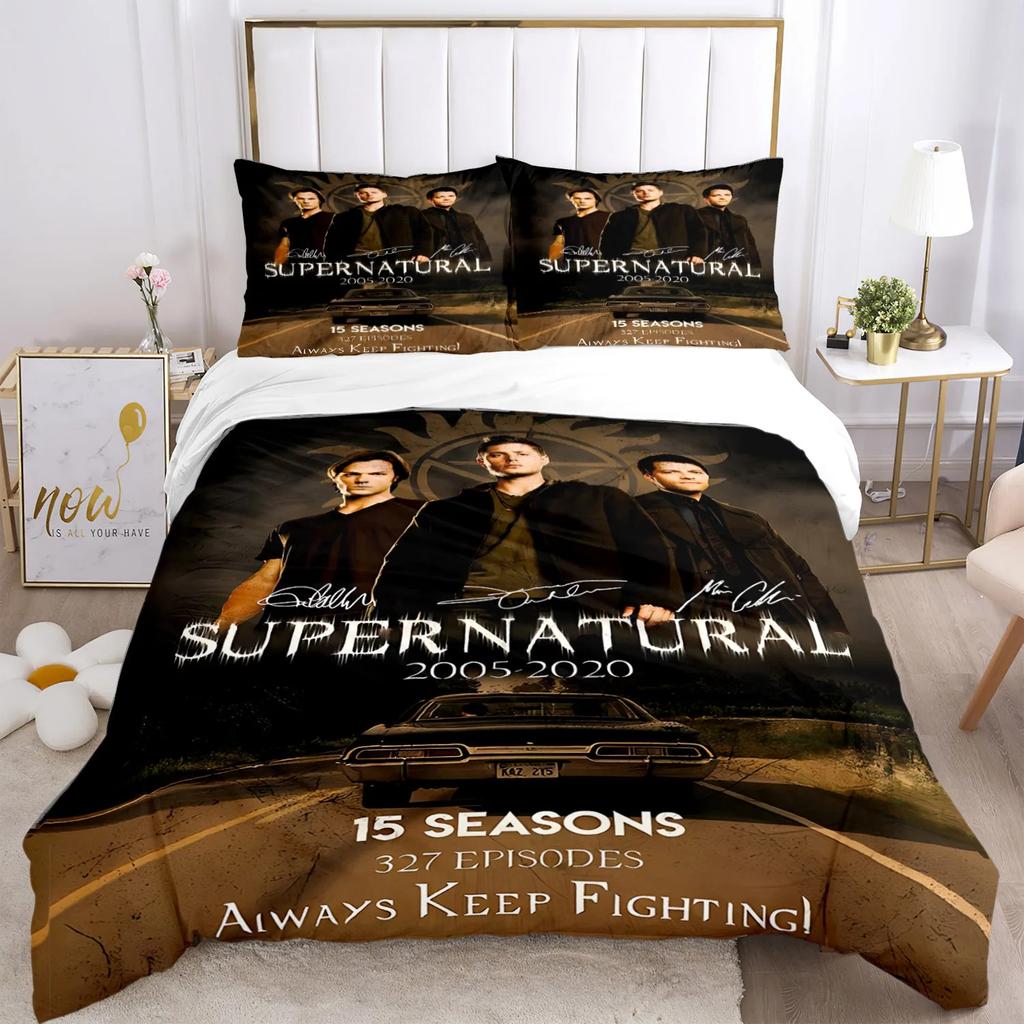 Personality Supernaturalbed Sheet Duvet Pillowcase Bed Sheet Three Piece Bedding Soft Quilt