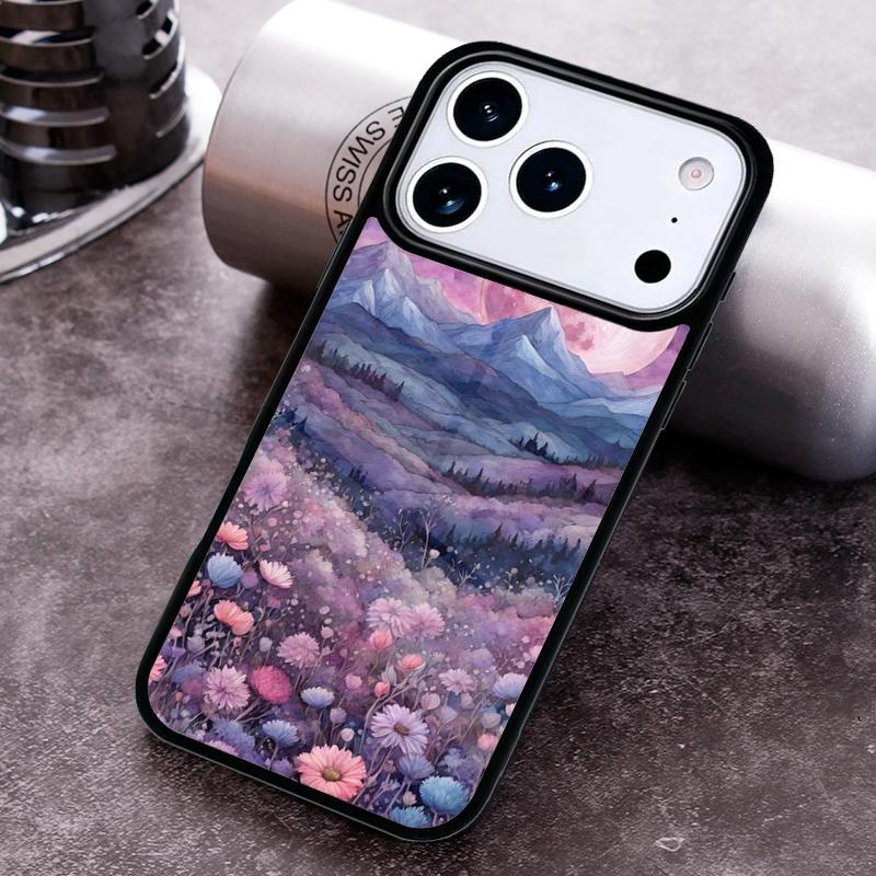 Cottagecore Floral Sun Phone Case For iPhone 17 16 15 14 13 12 11 Pro Max Plus 17Air Soft Silicone Cover
