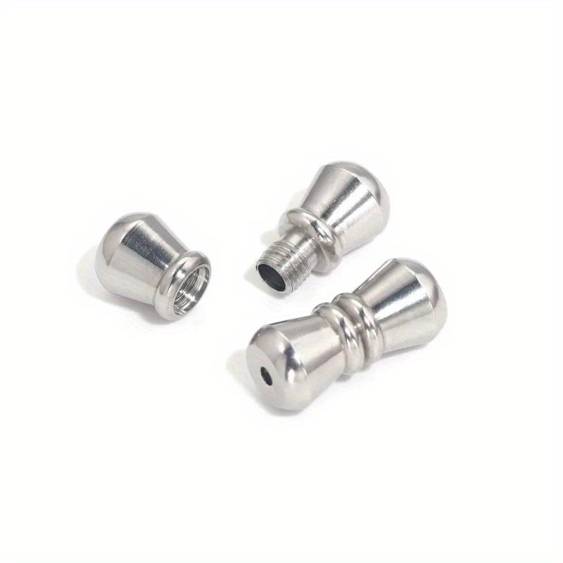 5 buc Închizători cu șurub din oțel inoxidabil Închizătoare cu șurub tip baril Închizători cilindrice Catarame Închise pentru Brățară Accesorii pentru confecționarea bijuteriilor DIY