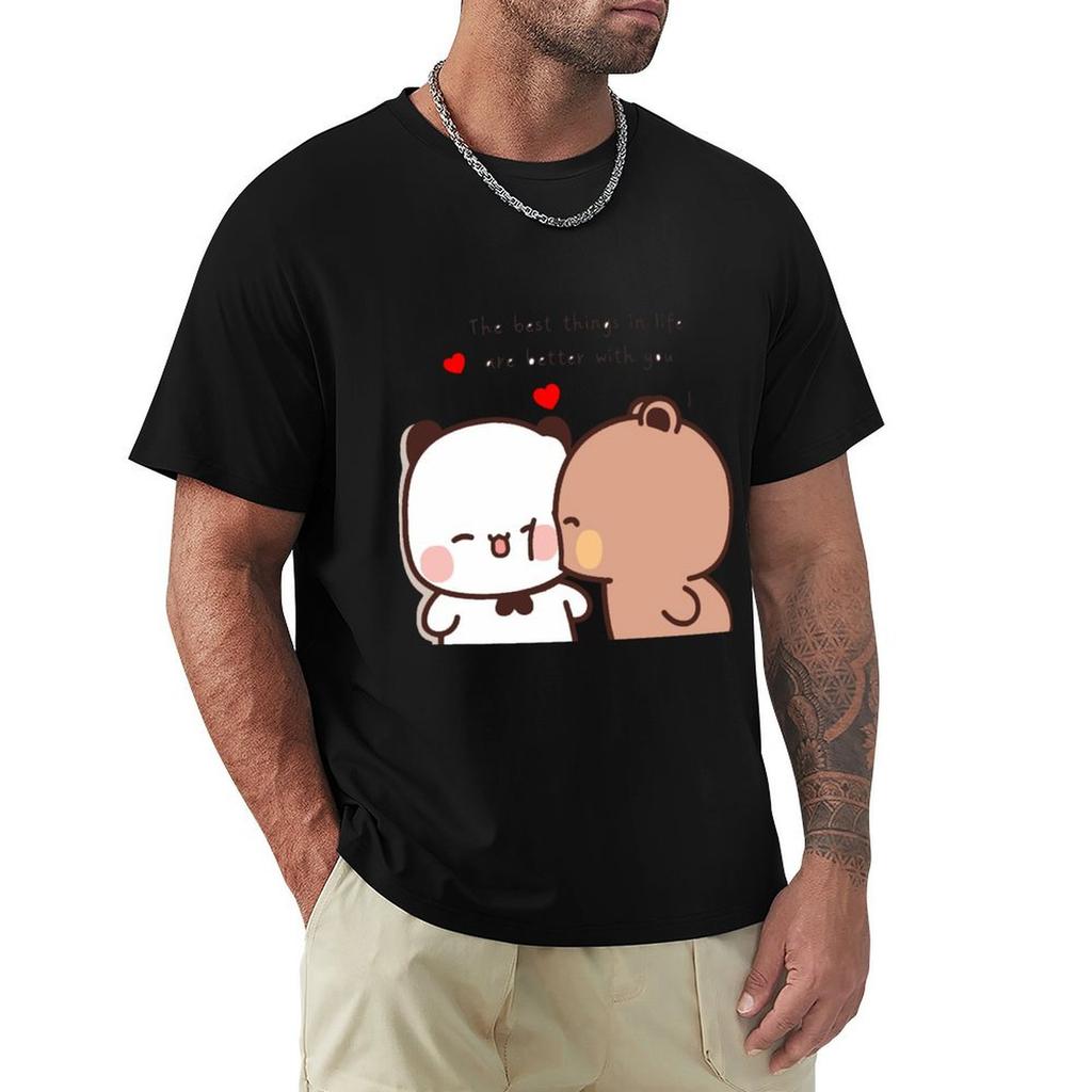 The Best Things In Life Are Better With You Bubu And Dudu 2023 Tshirt Basic Solid Tee For Daily Use