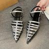 Pointed Toe Women Sandals Sexy Shoes Designer New Woman 2025 New Brand Casual Slides Luxury Dress Sandalias De Mujer