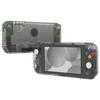 eXtremeRate DIY Compatible Case Shell Made of Clear Material for Compatible with Switch Nintendo Switch Light Controller Repair Kit with Custom Case