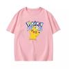 Potdemiel Summer New Pikachu Print Childrens Cotton TShirt Boys and Girls Comfortable and Breathable Childrens TShirt