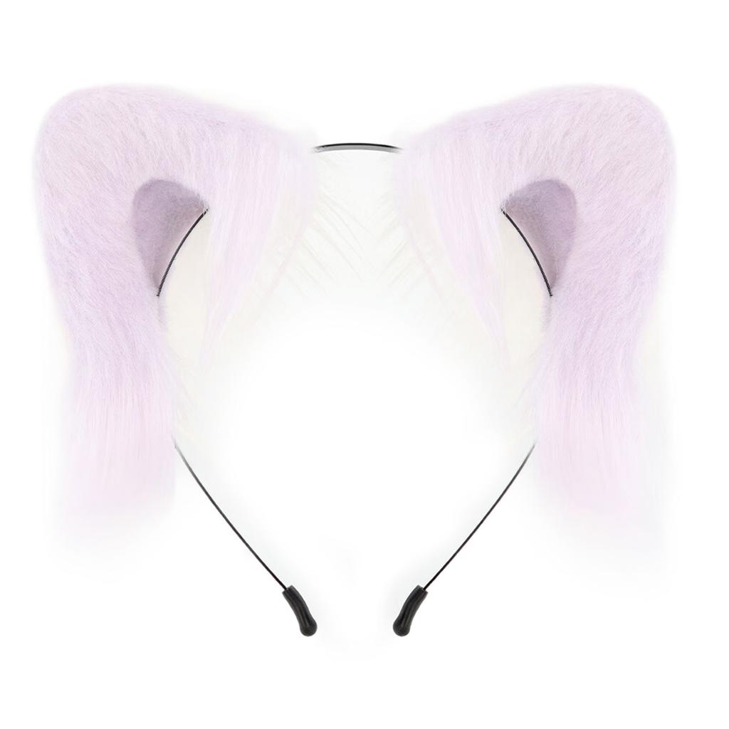 Futrzane uszy zwierzęce nakrycie głowy Żywy kolor Kostium Wydarzenie Opaska do włosów Anime Dodatek na głowę na Karnawał Maskaradę Fotografia