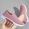 Fashion Mesh Shoes Women Shoes Sports Shoes Breathable Flats Soft Sole Casual Sneakers