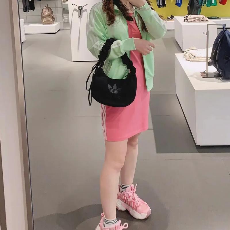 Adidas Originals Nylon Cloud Bag Shoulder Bag Portable Crossbody Bag Shoulder Bag Mini Unisex Black Adidas JP0144