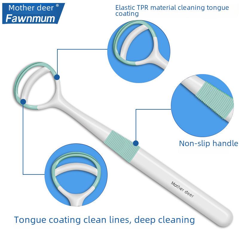 Deer Tongue Scraper & Cleaner for Oral Hygiene