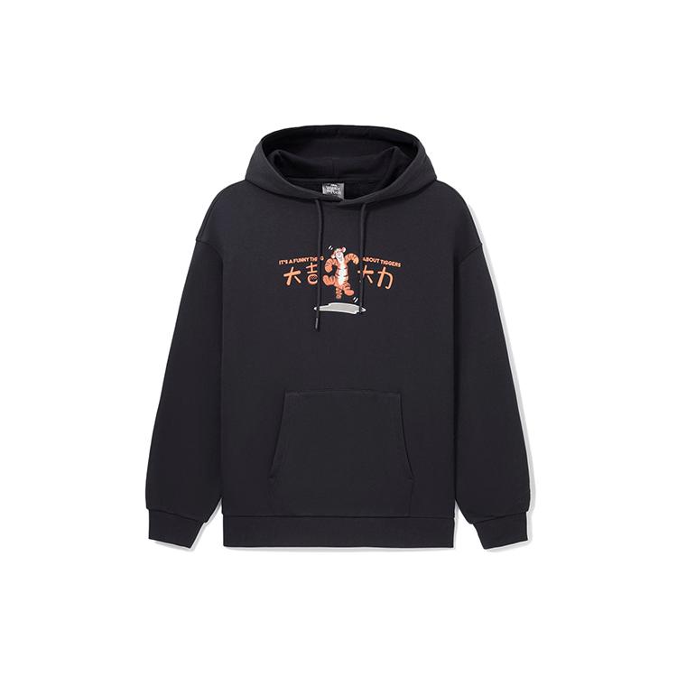 Li Ning x Disney Sweatshirt Unisex Black AWDS551-1 S