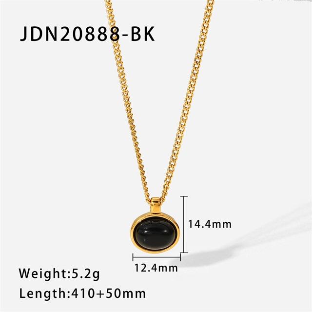 Youthway Stainless Steel Necklace Cubic Zirconia Pendant 18 K Plated Trendy Jewelry Boucle D'Oreille Femme Necklace Gala