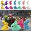 Fun Easter Rabbit Decoration Ornament Eye-catching Colorful Foam Bunny Outdoor Decorations for Indoor Holiday