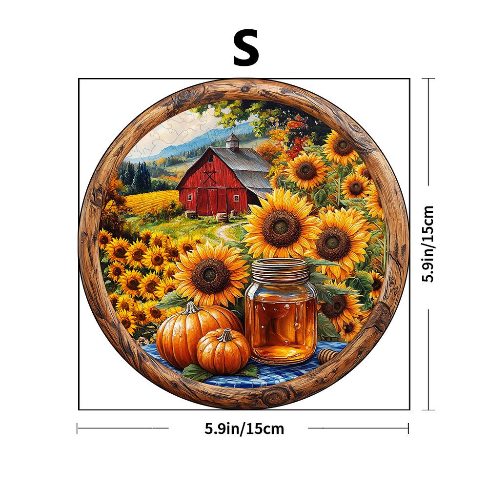 White Owl Wooden Puzzle Irregular Animal Shape Block Flat Wooden Puzzle