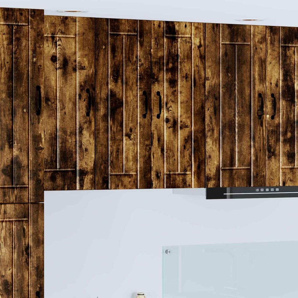 Wall Cabinet LUCCA Smoked Oak 30 X 31 X 80 Cm