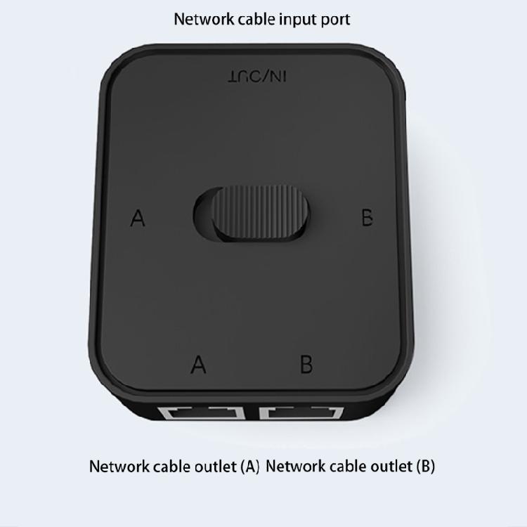 2-Port 10/100/1000Mbps Netzwerk RJ45 LAN CAT6 Netzwerk-Switch für Switch