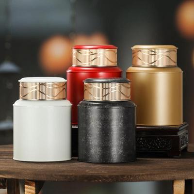 Neue Mini Leere Tee Blechdose Haushalt Grün Schwarz Tee Versiegelt Glas Tragbare Reise Kleine Tee Verpackung Box Papier Lagerung Dose