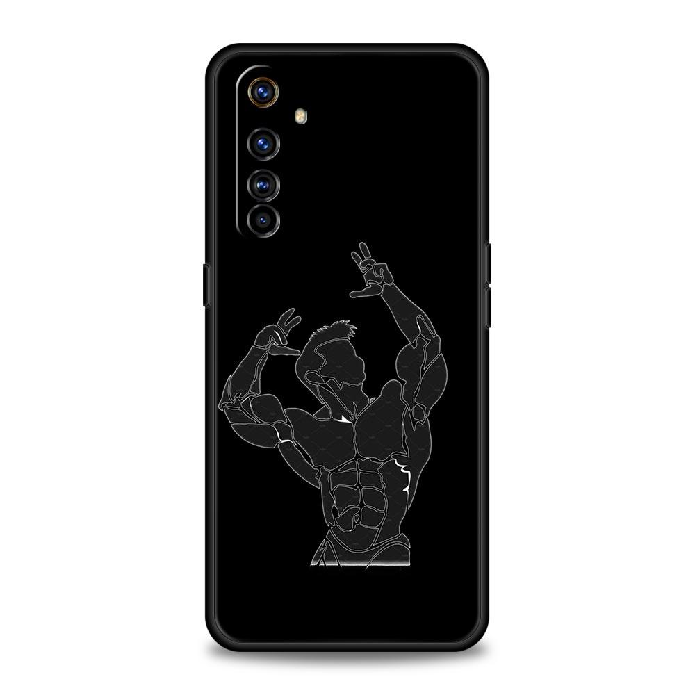 

Gym Fitness Bodybuilding Case For Realme 12 11 10 9 8 5G 7 6 GT5 GT3 GT2 Pro C21 C11 C25 C35 For Realme GT Neo 2 3 3T 5 Cover Realme 8 5G