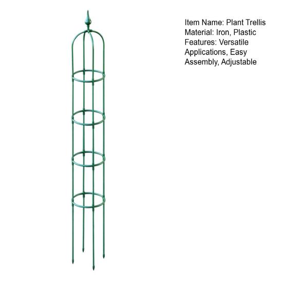 Plant Obelisk Trellis Climbing Plants Garden Tower Trellis Outdoor Rose Bush Support Rustproof Metal Trellis for Potted Plant Clematis Vine Jasmine