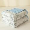 INS Skin-Friendly Washable Cotton Summer Quilt - Brushed Flannel Cooling Blanket for Dorms