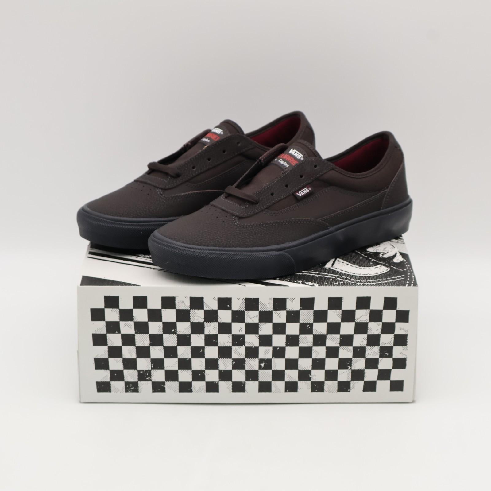 VN000D85DRB Vans Skate Curren Caples Dark Brown (Men s) 5.5