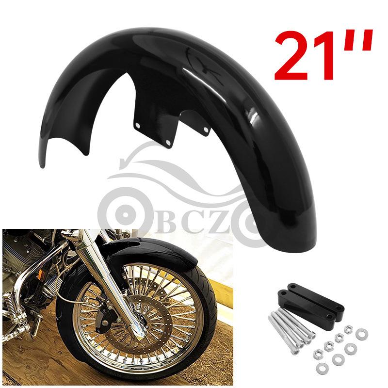 Harley Motorcycle Front Fender for 21/19/23 Inch Wheels - ABS, Fits Street Glide & Road King