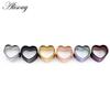 Alisouy 2 peças 8mm-30mm 316L Aço Inoxidável Amor Coração Túneis de Orelha Plugs Expansor Maca Medidores Brincos Body Piercing Jóias