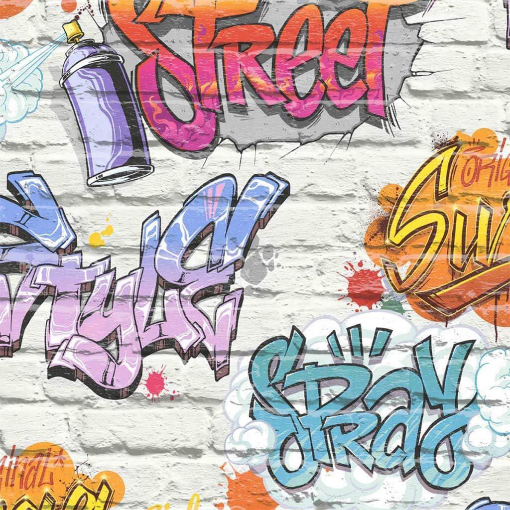 Muriva Street Style Graffiti Wallpaper
