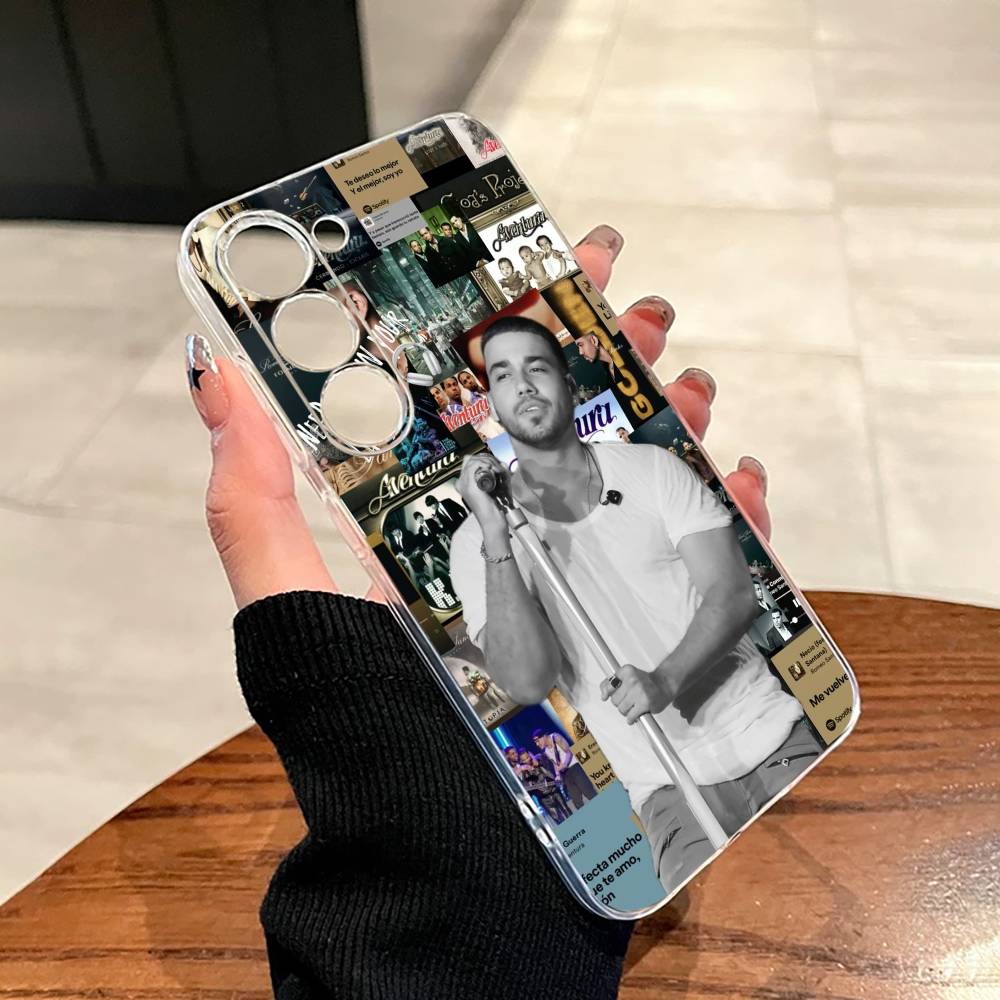 

Singer Romeo Santos Phone Case For SamsungA10,12,20,21S,30,31,40,50,51,52,70,71 Transparent Cover Samsung a10