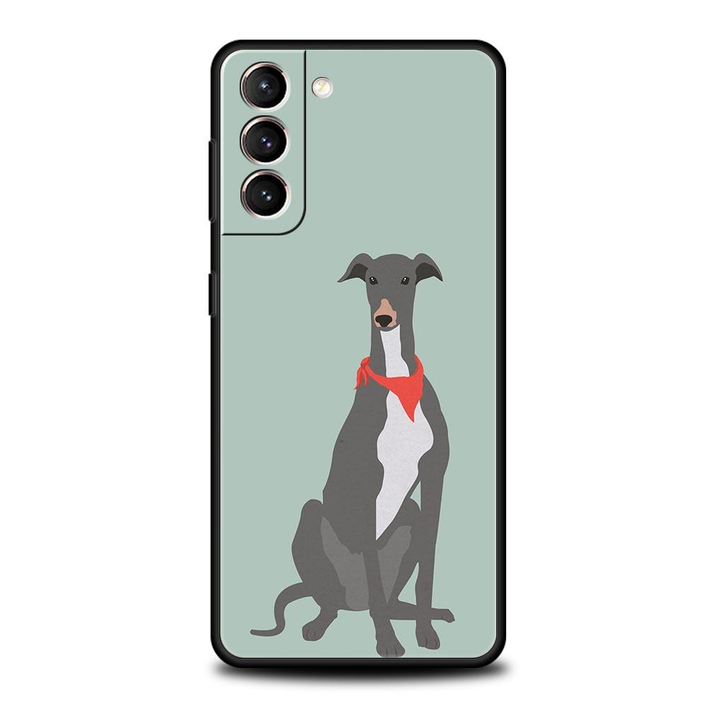 

Galgo Greyhound Dog Phone Case For Samsung Galaxy S25 Edge S24 S23 S22 S20 Ultra S21 FE 5G S10 Plus Soft TPU Cover Samsung S22 5G