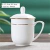 Jingdezhen Blau-Weiß Porzellanbecher 500ml Chinesischer Drache Keramiktasse Bürobesprechung Wasserbecher Knochenporzellan Grüner Tee Kaffeetasse