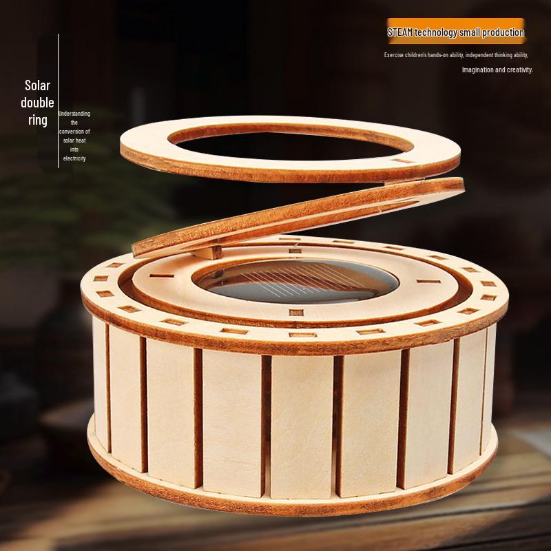 Solar Physics Science Experiment Kit for Kids - Double Ring Puzzle & Invention Materials