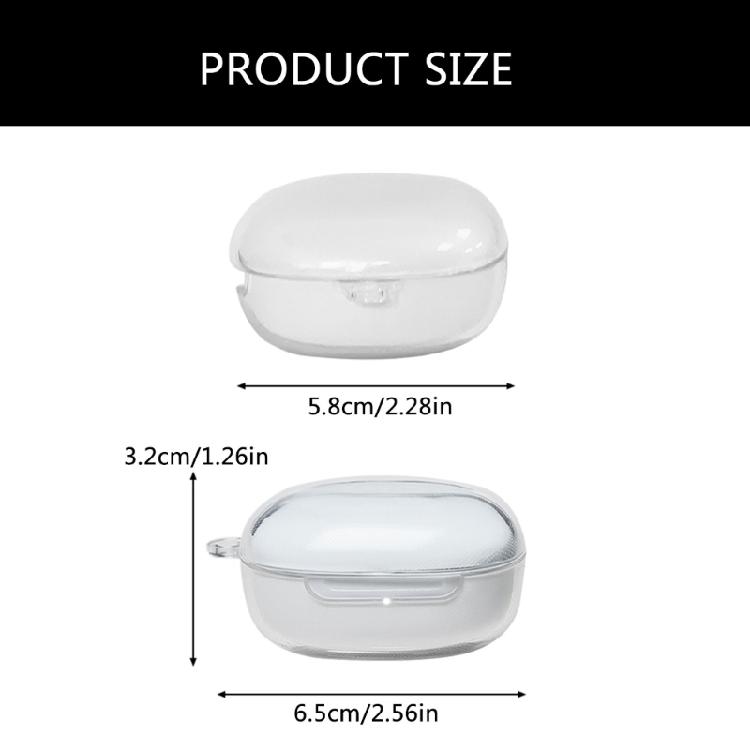 Ergonomic Clear Soft Protective Case Sleeve Suitable For Buds 6 Play Wireless Headphone Water Resistant Nonslip Housing