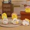 Cartoon Little Fat Chicken Mini Decoration Animal Figurine Micro Landscape Dollhouse Miniature Toy Car Ornament