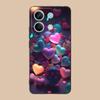 Y2K Glowing Hearts Mobile Phone Case for POCO M7 M6 M5 M4 M3 X7 X6 X5 X4 X3 Pro GT 5G Colorful Printing Cover Luxury Cover