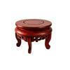 9.5cm Display Stand Base Round Wooden Bonsai Stand Vintage Wooden Display Pedestal  Patio Balcony