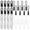 5/10/20Pcs Replacement Zipper Pulls Cord Extender/Zip Metal Pull For Backpacks Jackets Luggage Purses Handbags