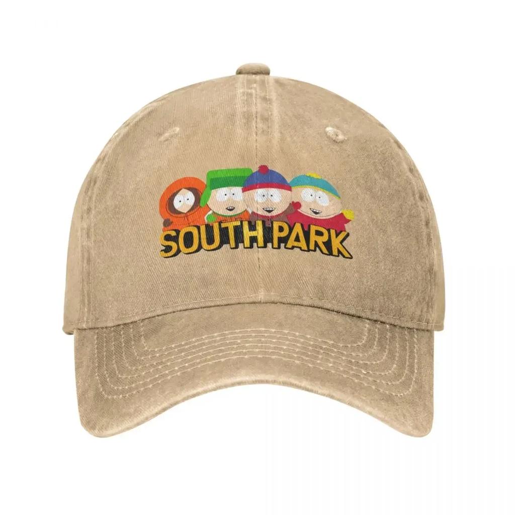 SouthparkS Cartoon Anime Unisex WoUnisex Baseball Cap Distressed Washed Caps Hat Classic Outdoor Summer Snapback Cap