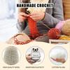 Handmade Positive Seal Doll With Card Home Decoration Knitted Seal Christmas Doll Ornament Room Decor Christmas Party Gift