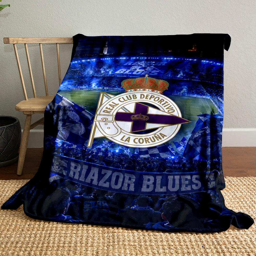 Deportivo La Coruña Stadium Atmosphere print blanket soft and cozy perfect for the living room bed sofa or a nap,gift