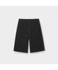 Keoseuuteommellou Black Creased Drawstring Shorts Cwpam26461Bkx
