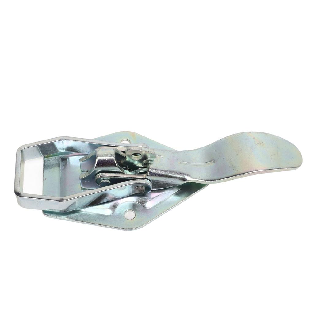 Trailer Lift Gate Latch Galvanized Iron Heavy Duty Trailer Lock with Mounting Plate for RV Caravan