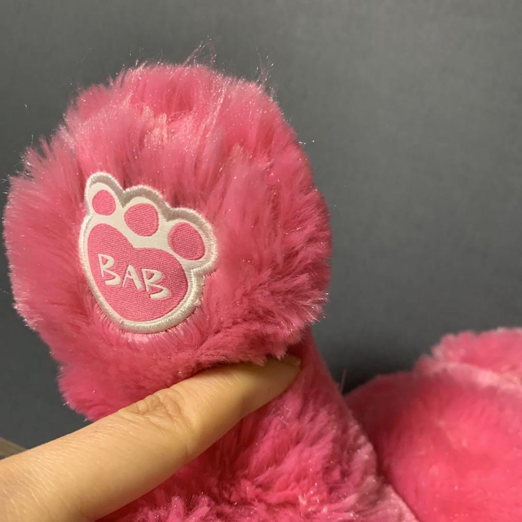 [USED] Build-a-Bear Bear Minnie Mouse Plush Toy Disney Pink Teddy Bear