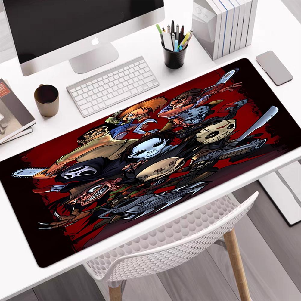 Halloween Horror Theme Mouse Pad, Non Slip Rubber Base, Multifunctional Office & Home Decor, Perfect for Workspace Personalization.
