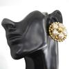 Chanel Earring Vintage Plated Gold/Fake Pearl 54.3g Women Used