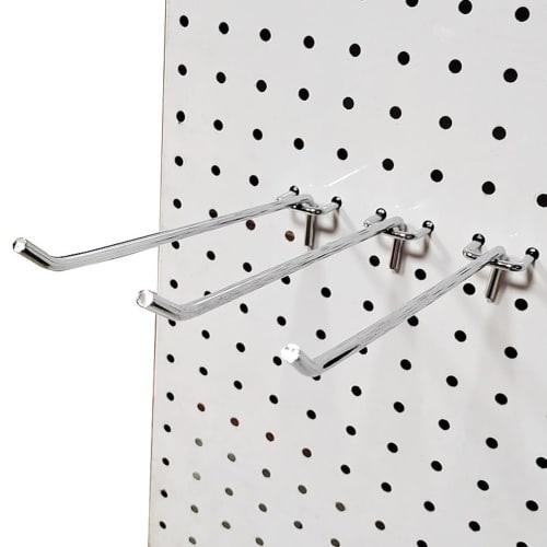 DIFEIUKI Punching Board Hooks, Set of 50, Perforated Board Hooks, Hardware for Perforated Boards, Increased Storage Capacity, Secures and Fastens, Pro